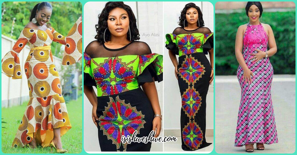 Ankara styles outlet long gown 2019