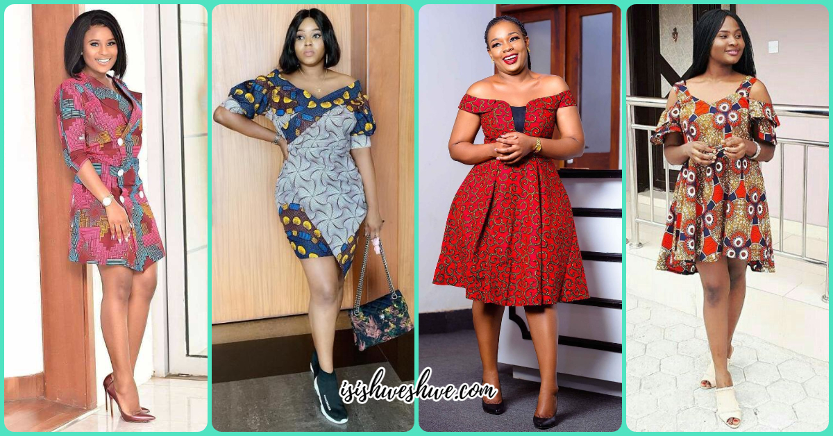 Ankara styles outlet short gown 2019