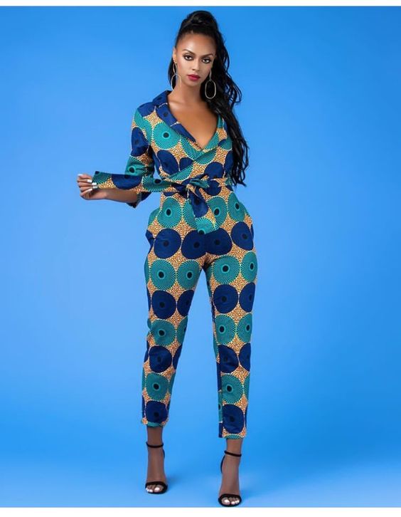 Top Ankara Styles Jump suits 2023 - isishweshwe