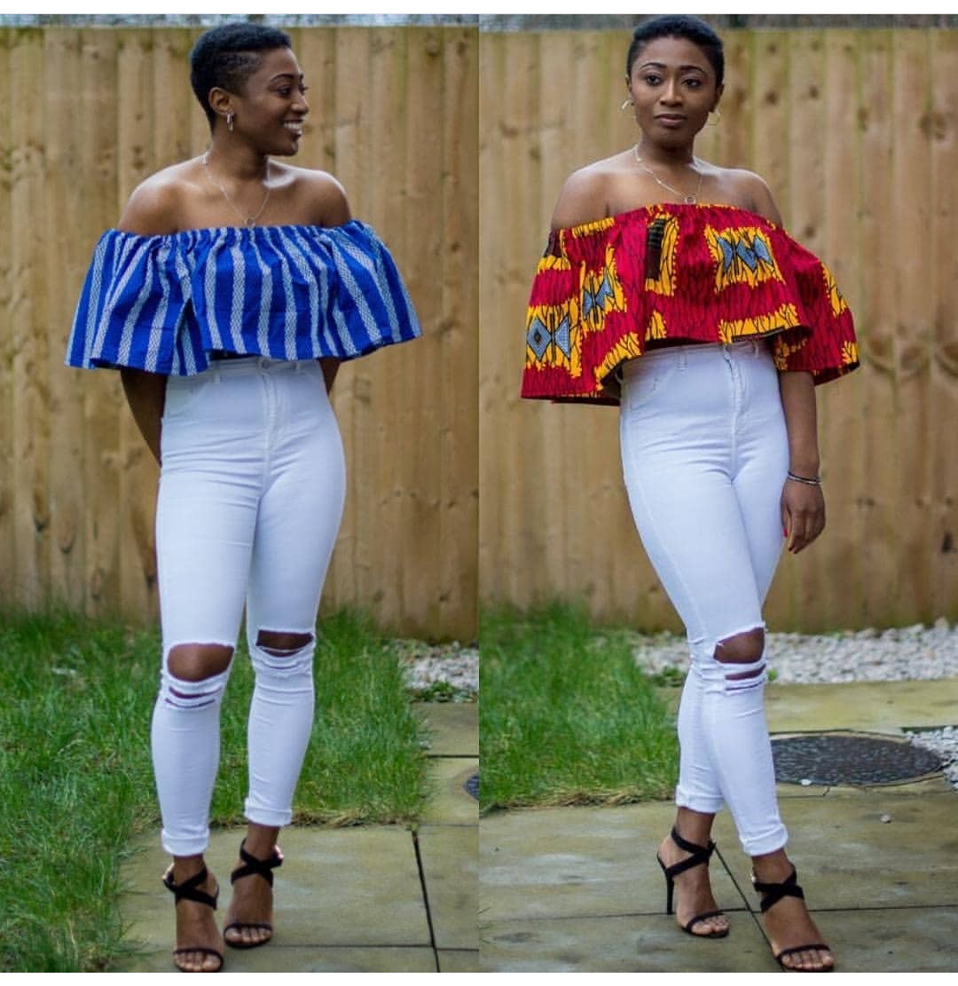 simple ankara blouse