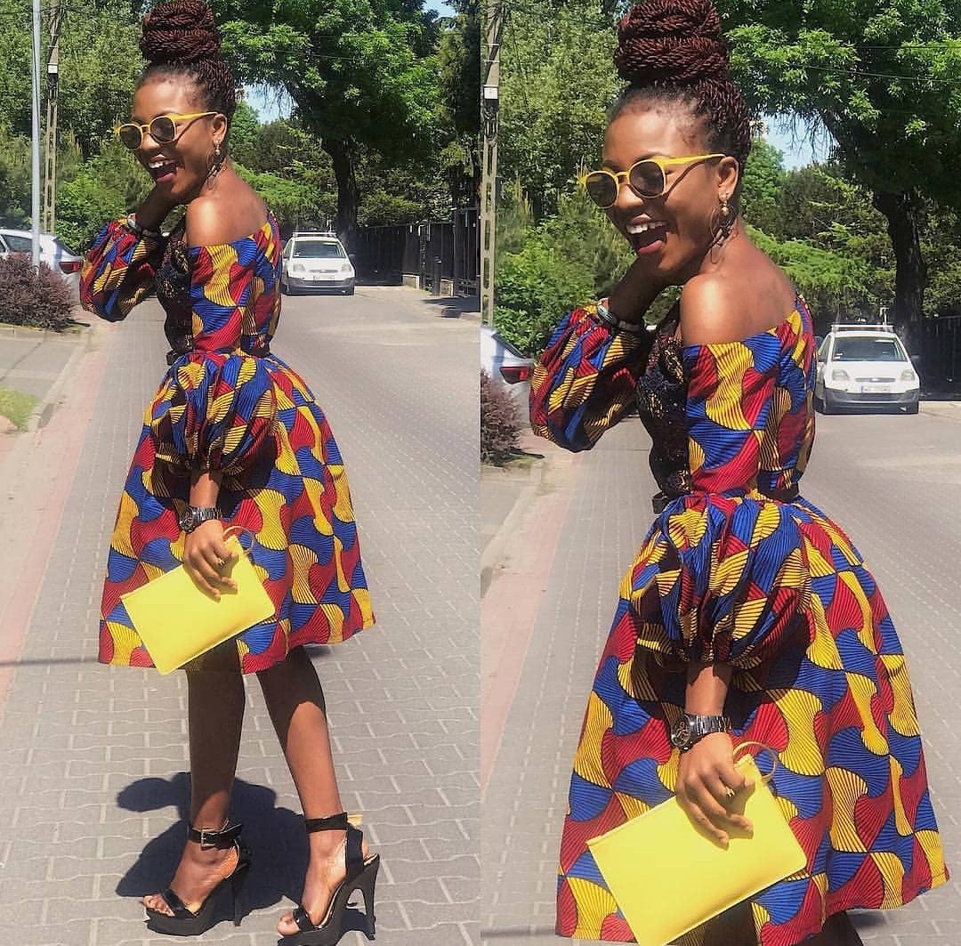 Ankara gowns for Elegant Ladies - isishweshwe