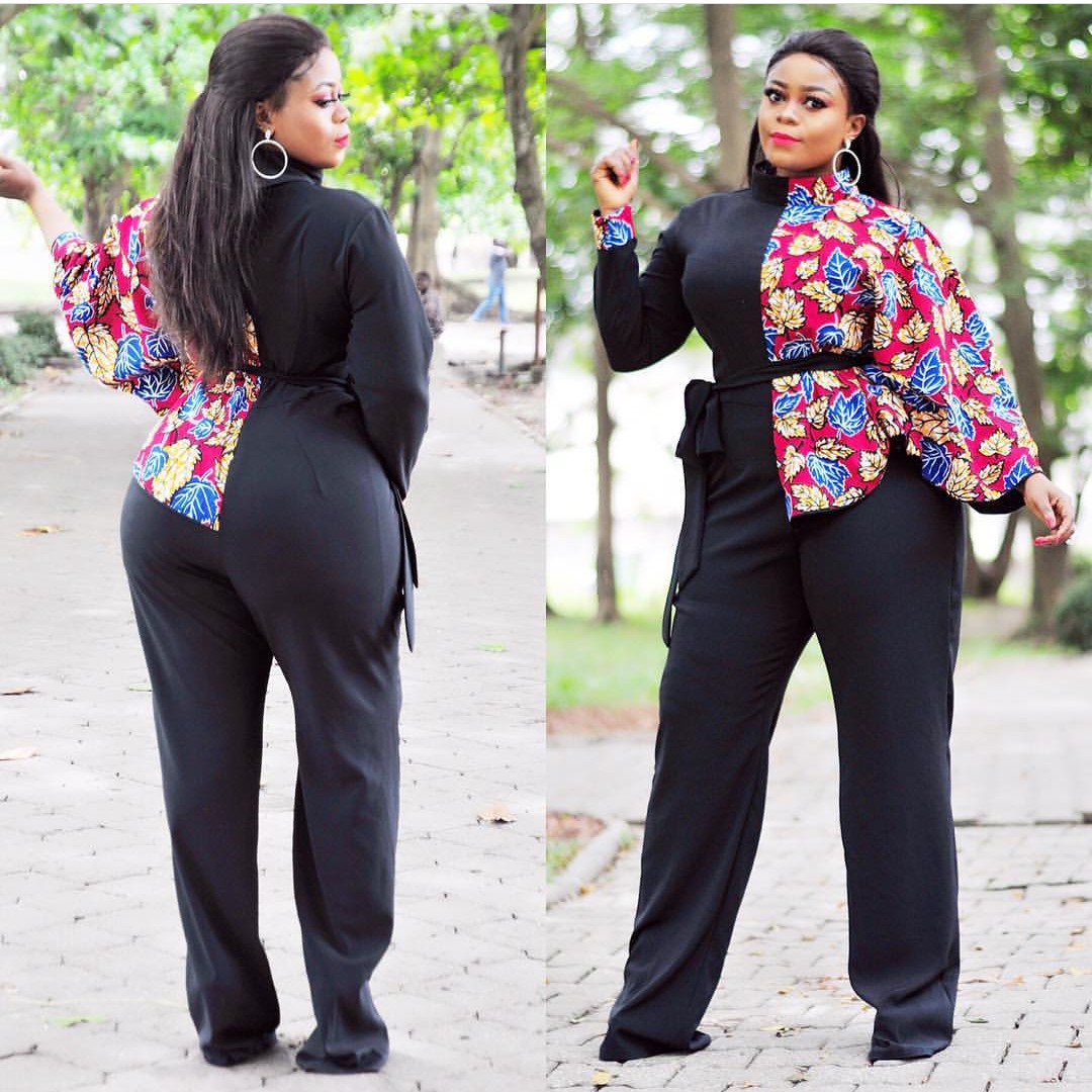 ankara jump suit styles