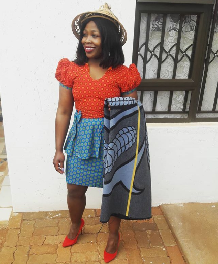 Shweshwe Dresses for African Girls 2023 - isishweshwe