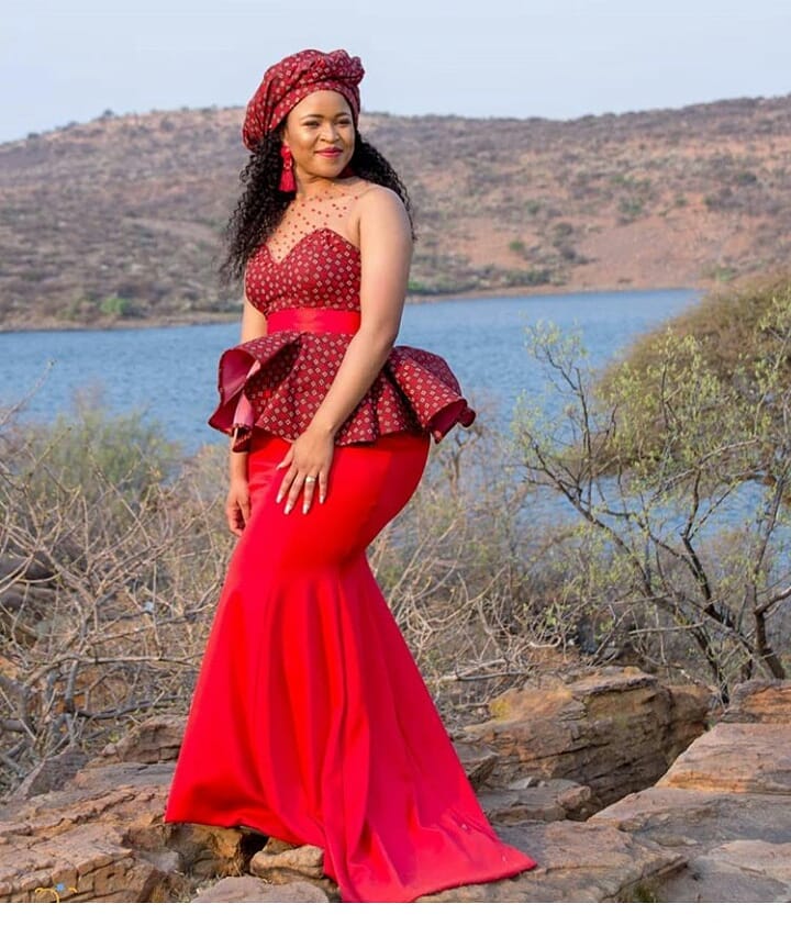 newest-tswana-traditional-dresses-2023-for-bridesmaids-isishweshwe