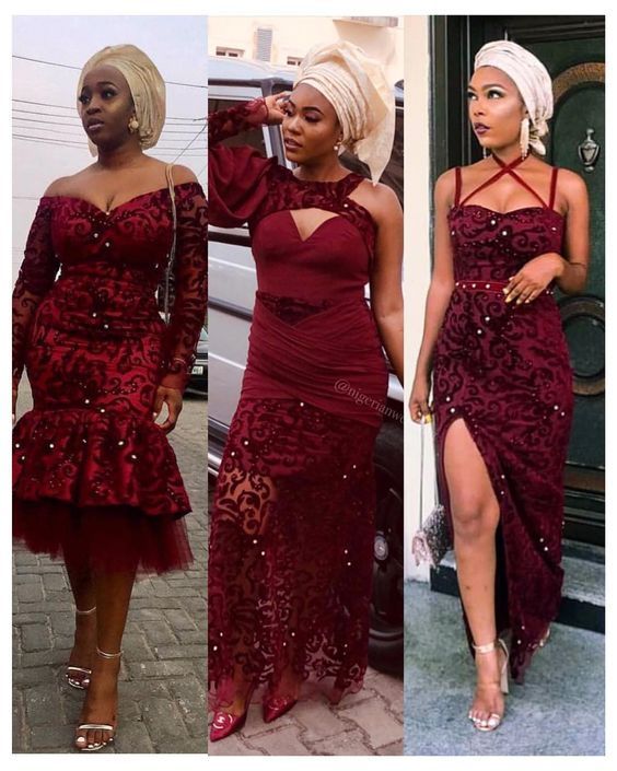 Best 25 Naija Lace Styles For Wedding Aso Ebi - isishweshwe