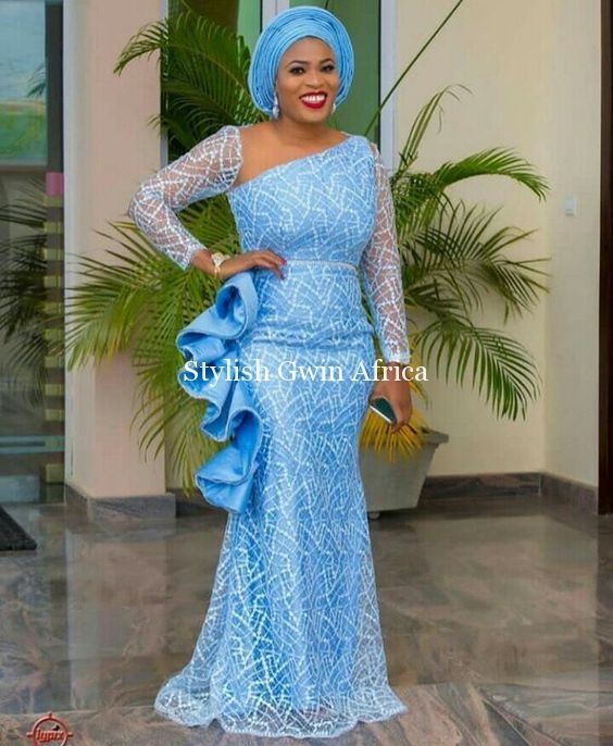 Best 25 Naija Lace Styles For Wedding Aso Ebi - isishweshwe