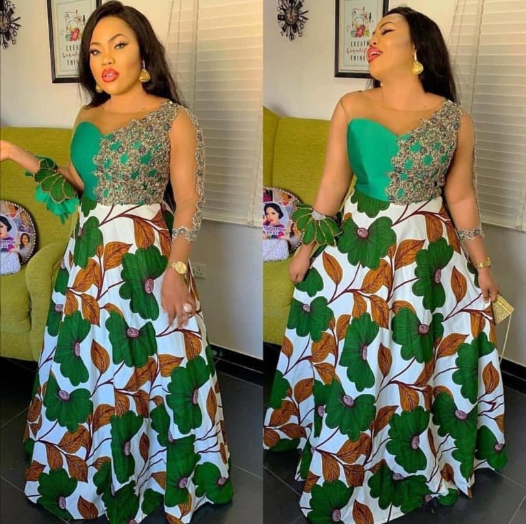 Beautiful Pictures of Top 20 Ankara Dresses - isishweshwe