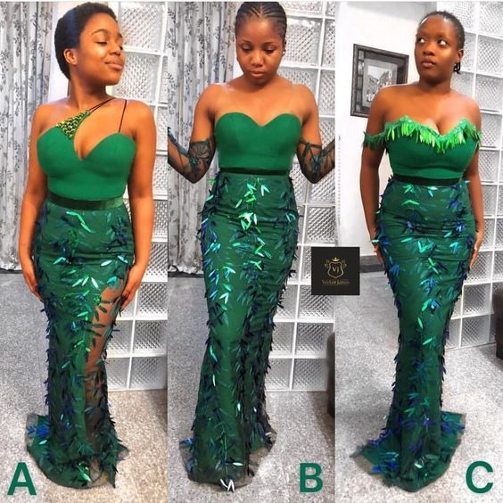 Best 25 Naija Lace Styles For Wedding Aso Ebi - isishweshwe