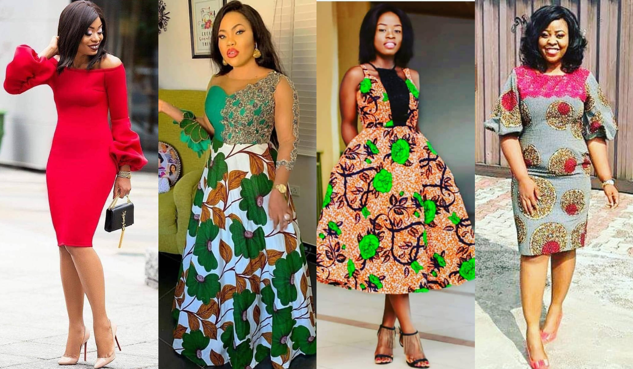 Beautiful Pictures of Top 20 Ankara Dresses - isishweshwe