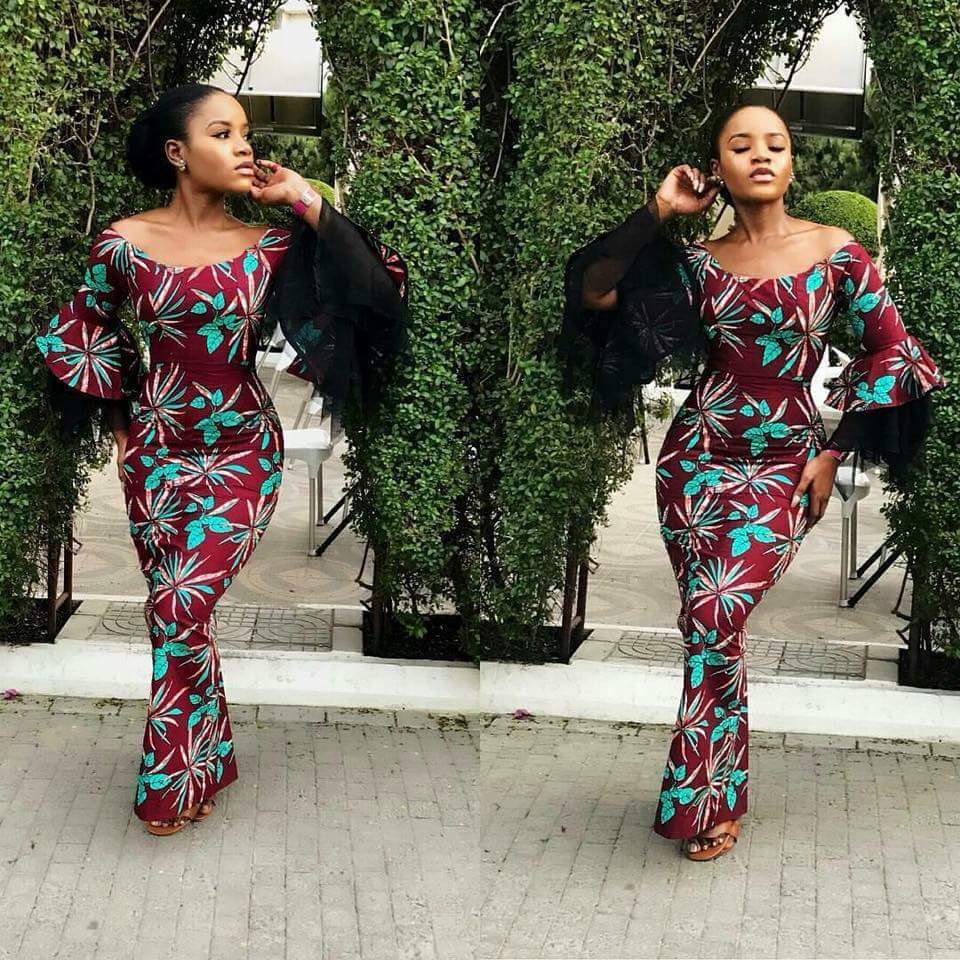 Ankara Pencil Gown Styles For Woman To Look Cool Isishweshwe