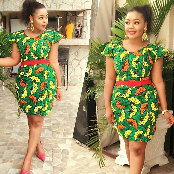 Ankara Pencil Gown Styles For Woman To look Cool - isishweshwe