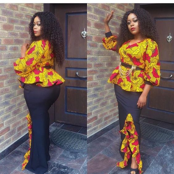 Slaying the Two-Piece for Ankara styles - isishweshwe