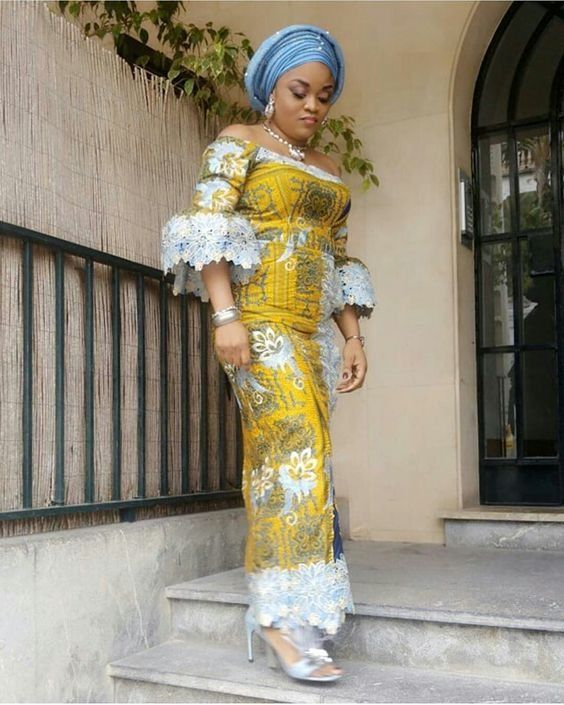 Gorgeous Aso Ebi Styles, modern Ankara styles - isishweshwe