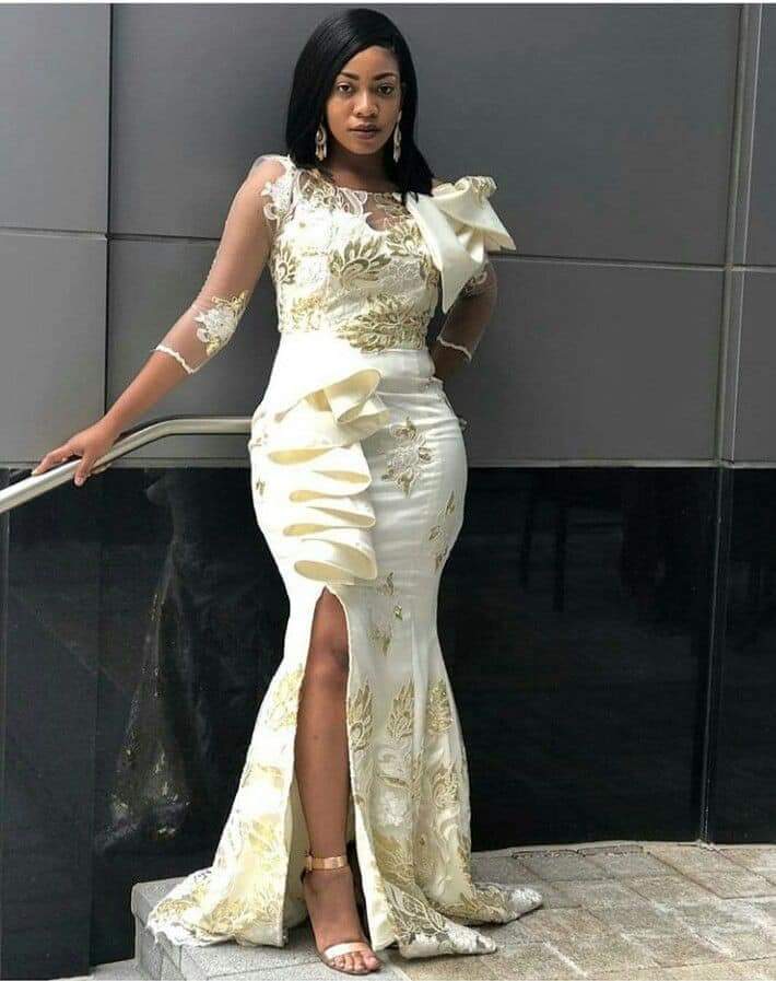 nigerian wedding reception gown styles
