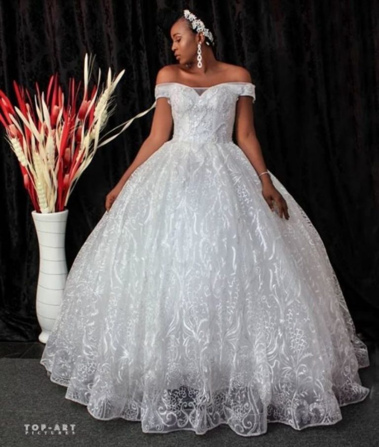 The Latest Styles Of Bridal Gowns For A Reception In Nigeria Isishweshwe 4130