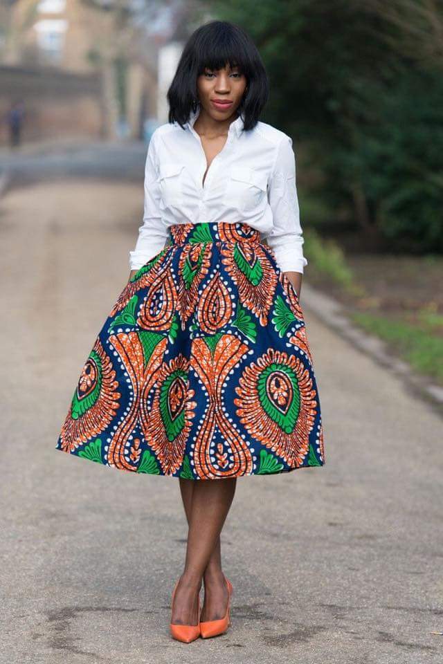 30 WAYS TO ROCK YOUR ANKARA SKIRTS - isishweshwe