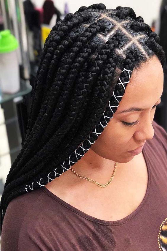 Latest Box Braids Hairstyles African Hairstyles Styles Isishweshwe