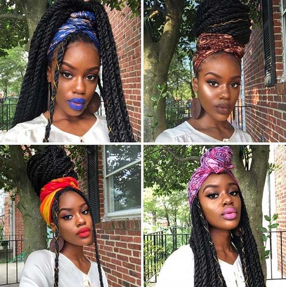 Latest Box Braids Hairstyles 2020 African Hairstyles Styles