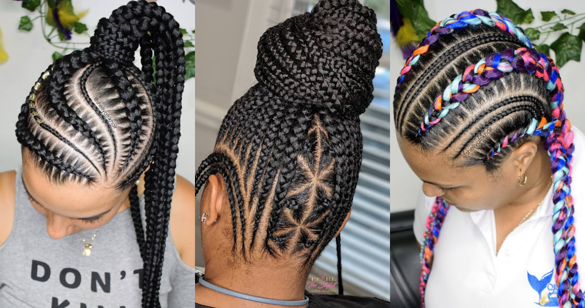 Newest Braids Hairstyles For Ladies 2020 Isishweshwe