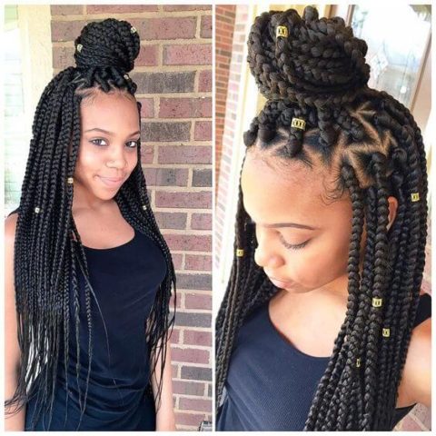 Latest Box Braids hairstyles, 2023 African hairstyles Styles - isishweshwe