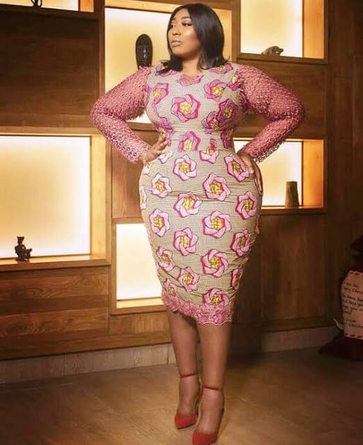 Plus Size Ankara Gown Styles - isishweshwe