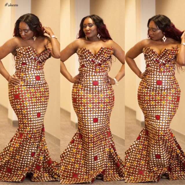 Plus Size Ankara Gown Styles - isishweshwe