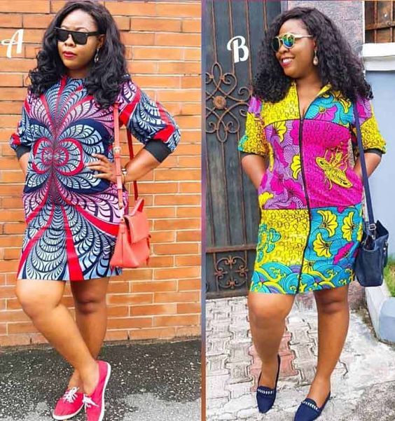 Amazing Ankara Gown Styles With Sneakers - isishweshwe