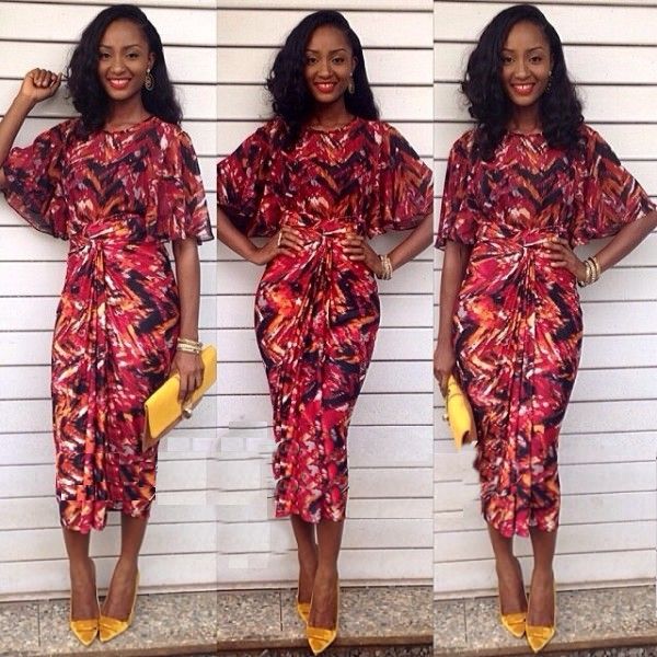 Simple and unique Ankara wrap dresses ...