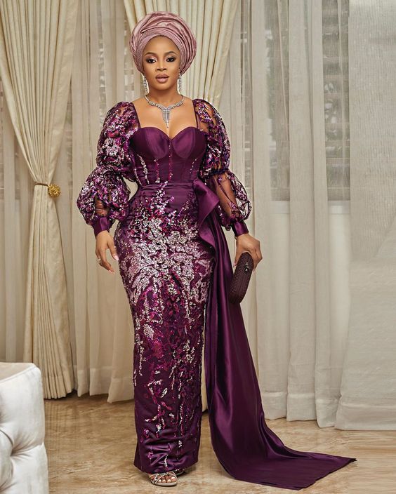 20+ Nigerian Lace Asoebi Styles isishweshwe