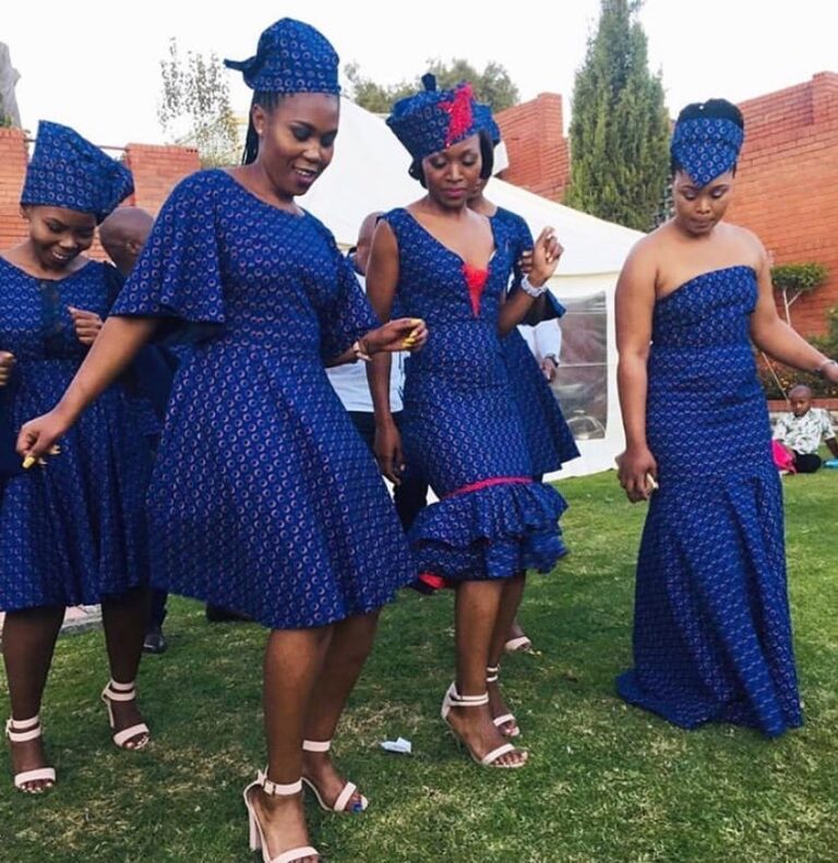 African shweshwe Dress Designs and Patterns 2023 - isishweshwe