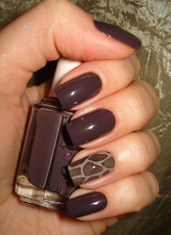 Trendy and Attractive Brown Nails You Should Try - isishweshwe