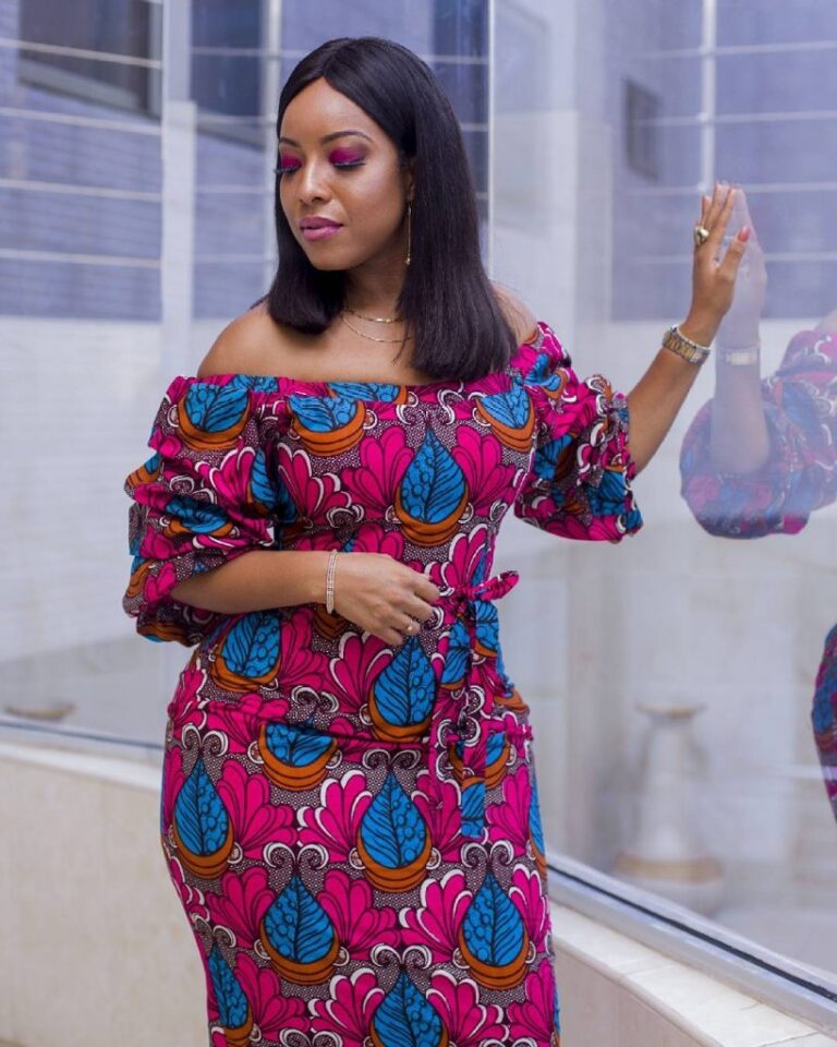 Joselyn Dumas Flaunts Her Curves In Ankara - isishweshwe