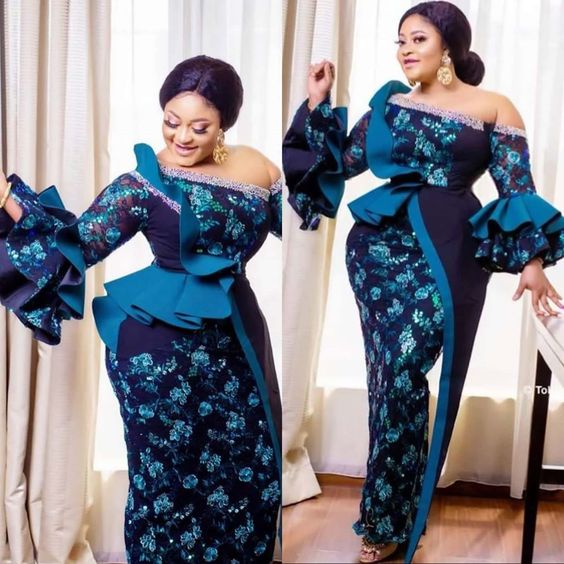 Top Lace Asoebi fashion dresses 2022 - isishweshwe