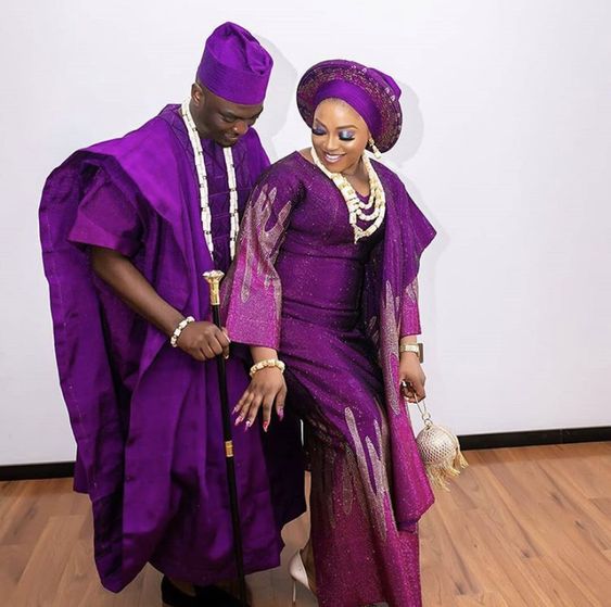 Beautiful Nigerian Traditional Wedding Asoebi Styles - isishweshwe