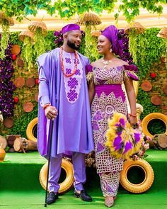 Beautiful Nigerian Traditional Wedding Asoebi Styles - Isishweshwe