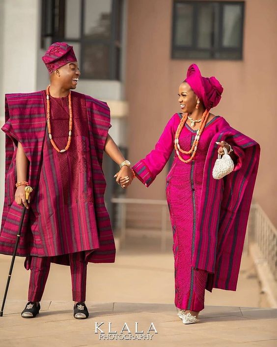 Beautiful Nigerian Traditional Wedding Asoebi Styles - isishweshwe