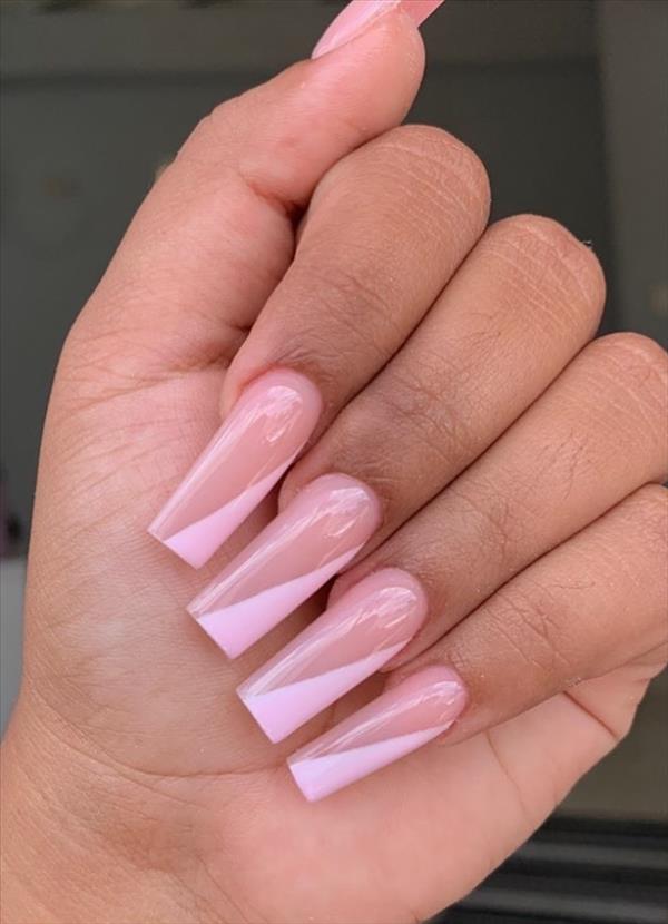 Pretty Long Coffin Nails Design For Beautiful Ladies In 21 Isishweshwe