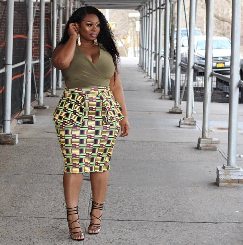 Another Ankara styles dress for curvy and plus size Ladies - isishweshwe