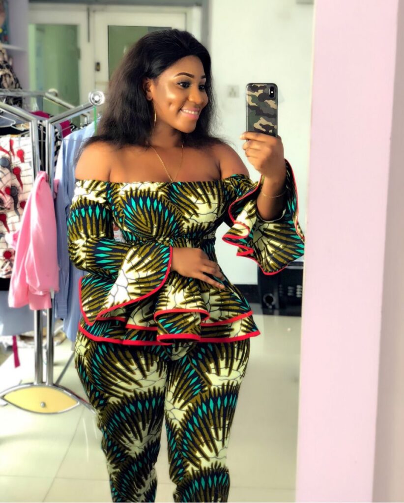 Another Ankara styles dress for curvy and plus size Ladies - isishweshwe