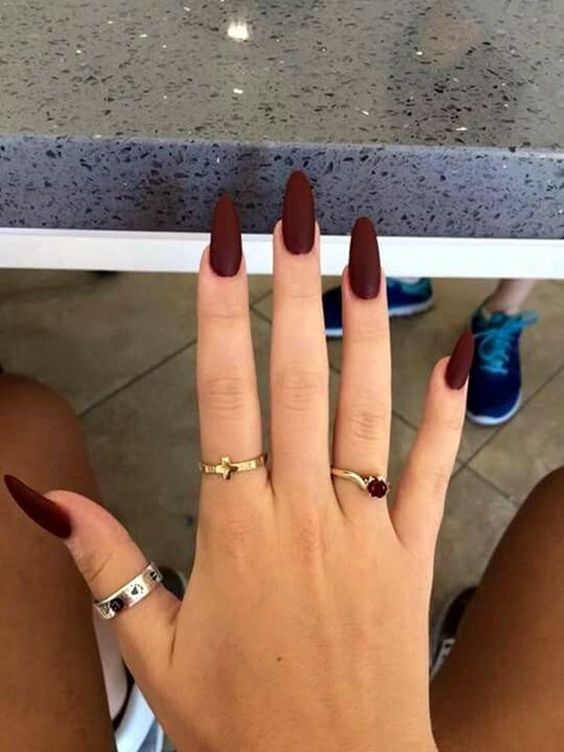 Trendy Brown Nail Manicure 2022 - isishweshwe