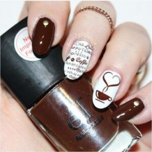 Trendy Brown Nail Manicure 2022 - isishweshwe