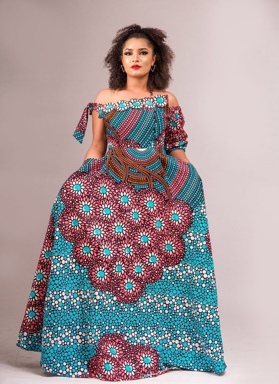 Most Beautiful Collection of Ankara Maxi Gowns styles - isishweshwe