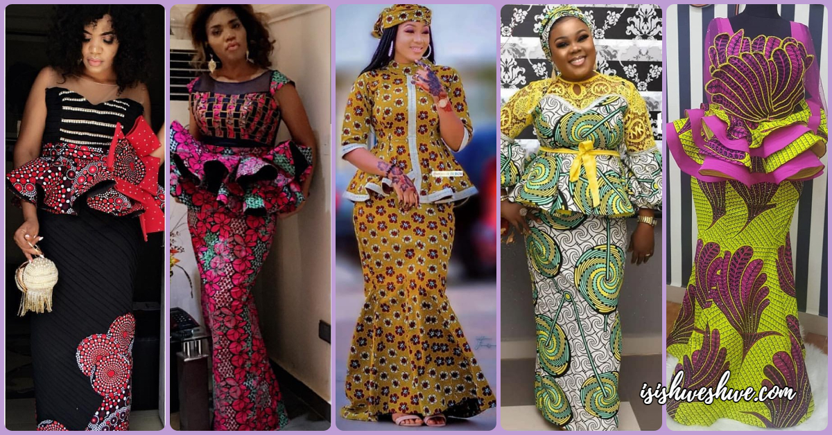 Ankara designs for skirt and cheap blouse