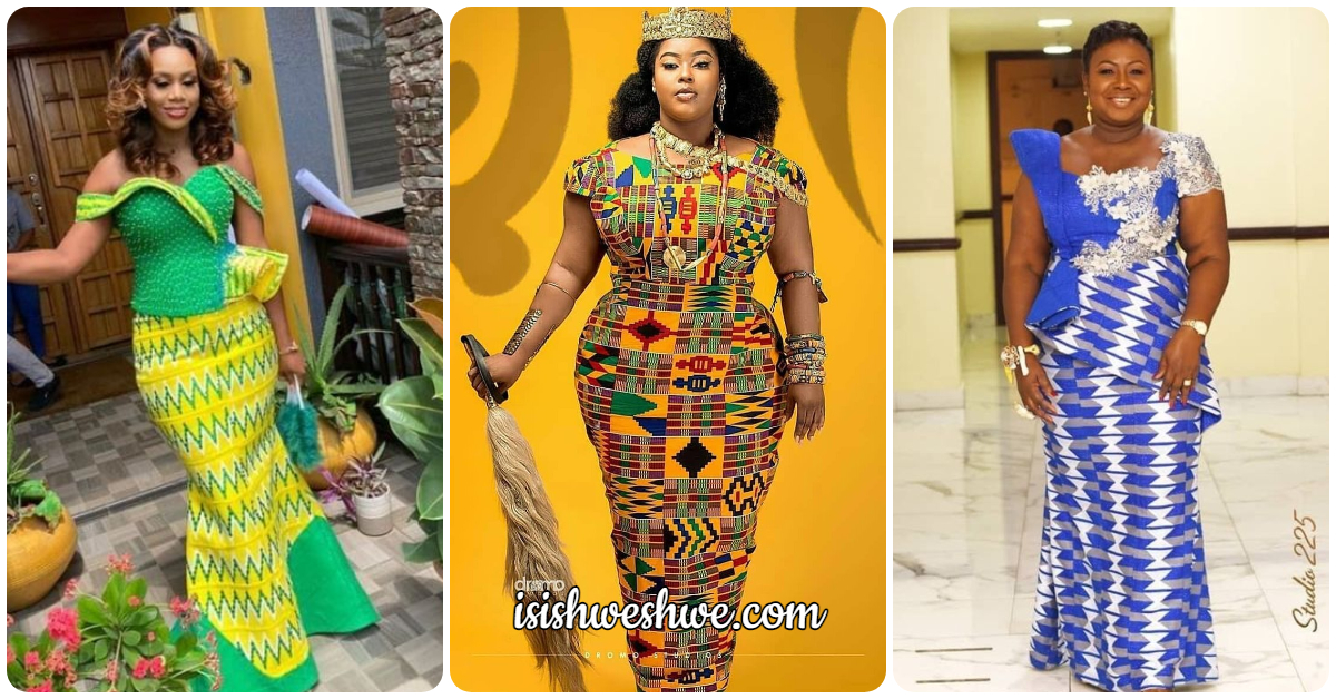 Best Ghanaian Kente Styles You've Never Seen Before 2023 - isishweshwe