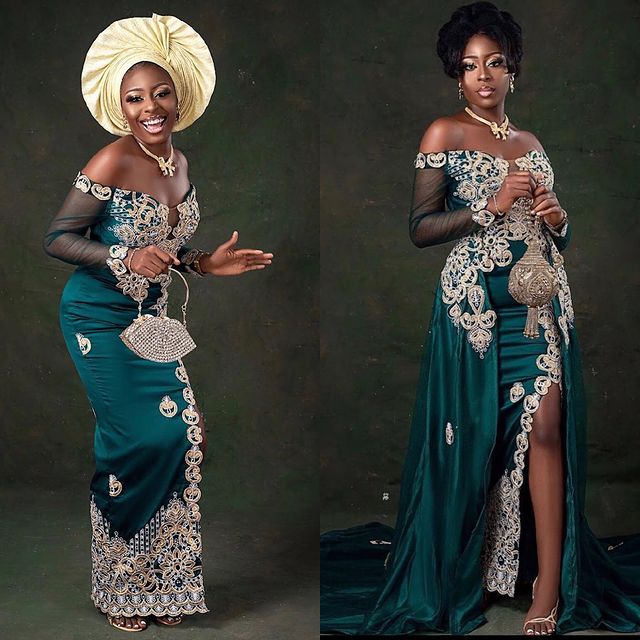 Check Out These Eye-Catchy Aso Ebi Outfits - isishweshwe