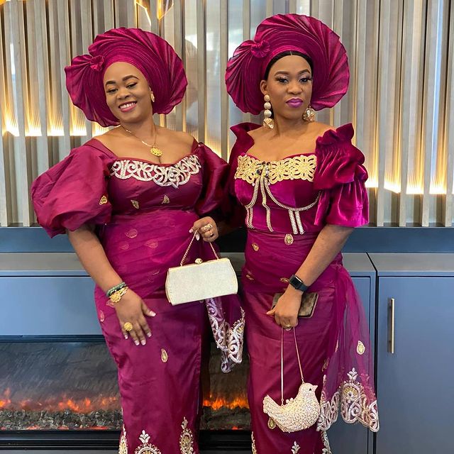 Check Out These Eye-Catchy Aso Ebi Outfits - isishweshwe