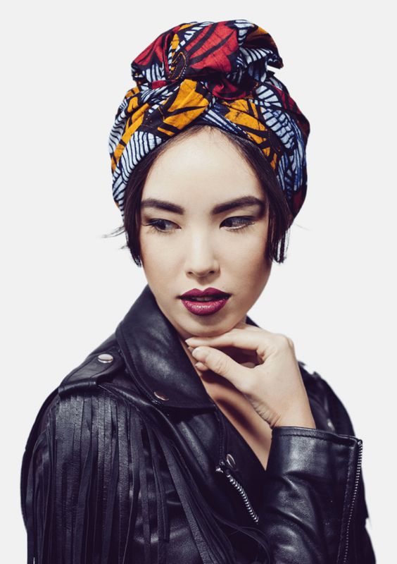 Trendy And Fashion Forward Turban Look Specifically For Women Of Colour Isishweshwe