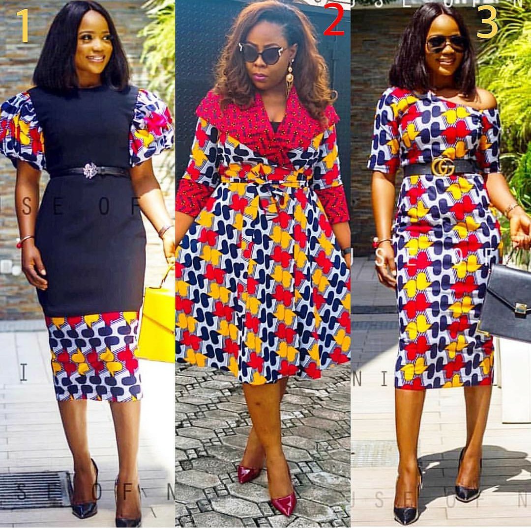 Pictures of Simple Ankara Ideas For Combining Two Types Of Ankara ...