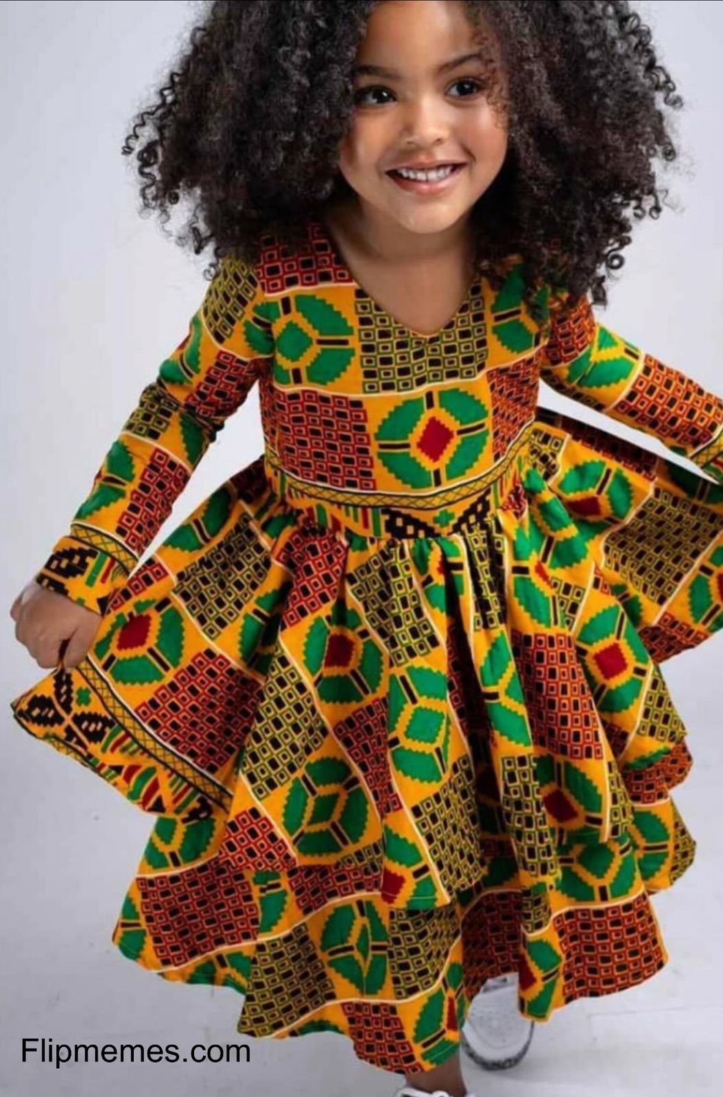 Best 20 African Dress with Belt for your kids isishweshwe