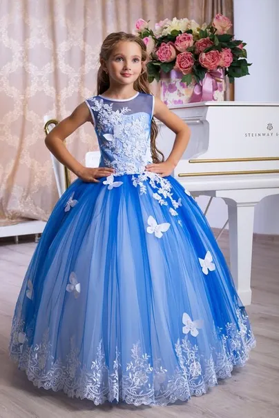 Childrens hot sale designer gowns